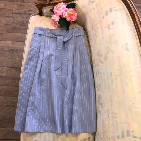 NWT Yest Blue with White Stripe Skirt - Picture 6 of 7